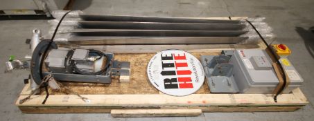 2011 Rite Hite 12 ft Diam. Large Dismantled Fan System, Model Revolution Fan, with (4) 7 ft L