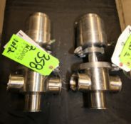 (2) Tri-Clover 2-1/2