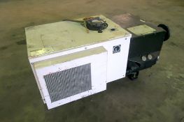 Oerlikon Leybold Sogevac SV630 single stage, oil-selaed rotary vane vacuum pump. Serial #