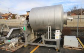 FPEC S/S Meat Massager / Vacuum Tumbler, Model VT85, SN 6242, with 70