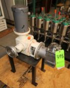 Bran Luebbe Pump System, Type N-K31, SN A15621, with 1.5 Clamp Type Head, Baldor 1 hp/ 3450 RPM,