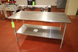 Uline S/S Table, Approx. 60