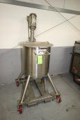 2012 Sprinkman 150 Liters S/S Mix Tank Vessel Rating: Atmospheric, with Top Mounted Agitation,