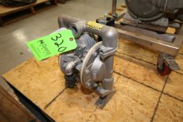 Versa-Matic S/S Pneumatic Diaphram Pump, Model SV187FG, with 1.5