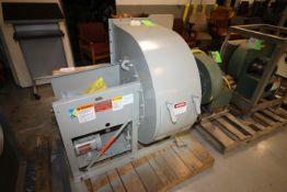 NYB .75 hp Blower, Type General Purpose Fan, Size 182 PLR, Reliance 1725 rpm, 208-230/460 V 3 Phase,