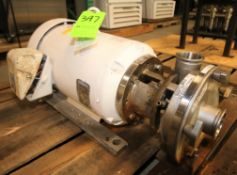Ampco 20 hp Centrifugal Pump, Model ASP225-2525-25, SN CC-59122-1-1, with 2.5