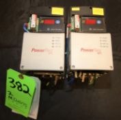 Allen Bradley Powerflex 40 - 2 hp VFD's, Cat. No. 22D-D4P0N104, Series A, 380-480V 3 Phase, (W1043)