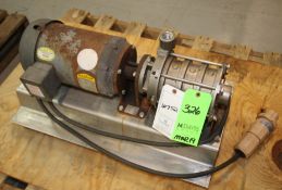 Eastern 5 HP Centrifugal Pump, with Baldor 3450 RPM Motor, 208-230/460V 3 Phase, Mounted on S/S