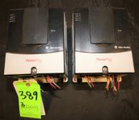 Allen Bradley Powerflex 70 - 3 hp VFD's, Cat. No. 20A D 5P0A 0 AYNANCO, Series A, Touchpads Not