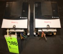 Allen Bradley Powerflex 70 - 3 hp VFD's, Cat. No. 20A D 5P0A 0 AYNANCO, Series A, Touchpads Not