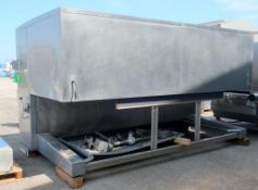 Rademaker Den Boer Infra Red Cheese Melting Oven and Conveyor, Natural Gas. 