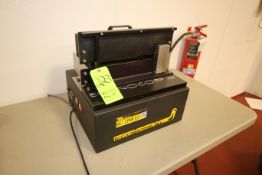 2016 Econoseal Mini Monoseal Semi-Automatic Carton Flap Glue Sealer Model 10302, S/N 10672, 220 V,