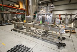 Axon Dual Shrink Sleeve Label & Tamper Evident Band Applicator, M/N EZ 200, Mounted on S/S Product