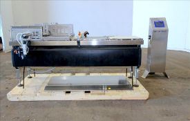 Mettler Toledo Checkweigher, Model BELTWEIGH XE. Has pneumatic reject system. Stainless steel