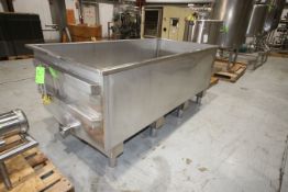 S/S Trough, Internal Dims.:  95-1/2