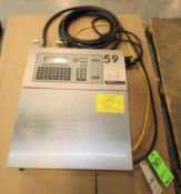 Videojet Inkjet Coder, Model EXCEL 2000 Opaque, S/N 02050022WD, Single Phase, with Head (W990)