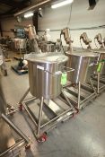 2012 Sprinkman 150 Liters S/S Mix Tank, S/N N4083B, Vessel Rating: Atmospheric, with Top Mounted