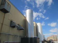 WCB 25,000 Gal. Refrigerated Silo, S/N E-143-96, with S/S Exterior, Horizontal Agitation