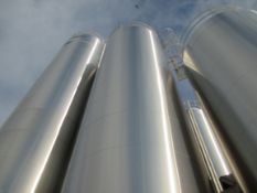 BULK BID: (14) BEAUTIFUL SILOS, INCLUDES (2) WALKER 40,000 GAL. INSULATED S/S SILOS, (2) WALKER 30,