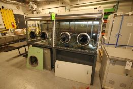 VAC 2-Station Glove Box System, M/N NEXUS, Part No. 100043, S/N 00967, 110-120 Volts, Overall Dims.: