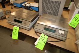 Mettler Toldeo S/S Platform Scales, M/N PM34 DeltaRange, with Digital Read Outs, with Aprox. 13-1/2