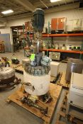 Pflaudler 20 Gal. S/S Reactor, Jacket MDMT -20 F @ 125 PSI, S/N J053842, with 2 hp Agitator Motor