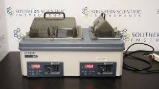 Fisher Scientific IsoTemp Dual Chamber Waterbath Model 215, S/N 409N0241 10L and 5L (NOTE: Both