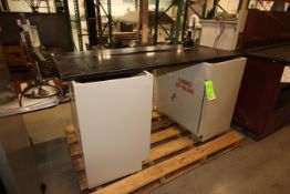 Lab Counter with (2) Flammable Cabinets, Overall Dims.: Aprox. 72