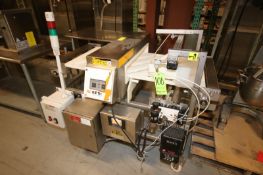 EZ-TEC S/S Metal Detector, S/N 786-40, with Reject Arm, Product Opening Aprox. 25