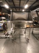 Portable S/S Dust Collector / Powder Hopper Frame, Approximate Hopper Dims: 49