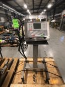 G-Tronix Ink Jet Coder, M/N Ci700, S/N 0410200A, with Ink Head, Mounted on Portable S/S Frame (