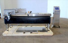 Mettler Toledo Checkweigher, Model BELTWEIGH XE. Has pneumatic reject system. Stainless steel