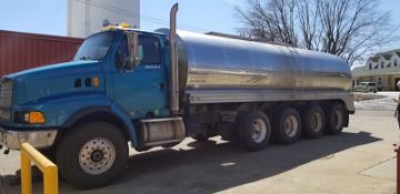 1998 Ford 4-Axle Tanker Trunk, VIN 1FDZS96M9WVA20223, with CAT C12, Diesel Engine,