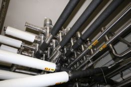 Tri Clover Series 361 Air Valves in Cluster on Ceiling: 2.5