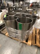 (4) S/S Ingredient Drums, 316 S/S, 18-1/2