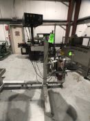 SMS Superior Inline Pressure Sensitive Labeler, Model Roll Tak 200, Previously Labeling Half