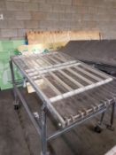 S/S Wire Belt Short Transfer Conveyor, with S/S Portable Frame