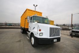 1996 Volvo White Roll-Off Truck, Vin #: 4V4JDBPF4TR850362, with Cum 94 M11-330E @ 18 Engine, with