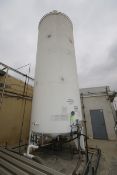 11,000 Gal. Vertical Liquid Nitrogen Tank, S/N TL-11000-B055, Nat'l Board: 3712, 65 PSI @ 100 F,