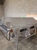 S/S Wire Belt Spray Applicator, Hydraulically Operated, with S/S Frame