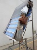 Flighted S/S Decline Conveyor, with Drive & S/S Frame