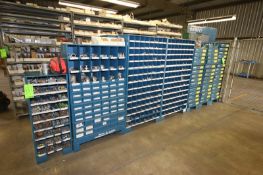 Bowman and Cubby Hole Shelves and Contents, Includes Nuts and Bolts, and Other Fittings (6-Pce. Lot)