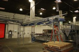 S/S Overhead Conveyor, Aprox. 23' L x 18