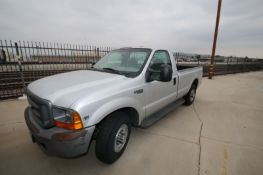 1999 Ford F250 Super Duty Silver Pick-Up Truck, with Triton V8 Engine, Vin #: 1FTNF20L1XEA17929,