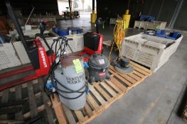 Santi-Tech Portable Steamer, with Propane Tank, with Dayton Shop Vac, with Waxie Floor Scrubber,