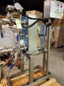 Plate Heat Exchanger HRS, 2012 HRS Skid Mounted, Model: FP 10-47-1-EH, S/N P12296-P0405 with on-