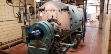 Highlander 350hp Horizontal Boiler, Model 350WB10S, S/N 1551, 150 psi, 8,400,000 BTU, with