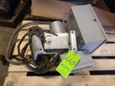 Gear box with electric motor; Model: MK1V-R24 (Located in Dixon, Illinois)(Rigging and Handling Fee: