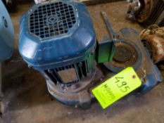 Electric motor with gear box; 1.5HP; 230/460V (Located in Dixon, Illinois)(Rigging and Handling Fee: