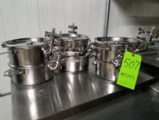 Pressure pans(6) (Located in Dixon, Illinois) (Rigging and Handling Fee: $20)